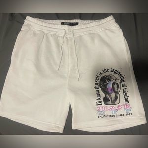 WHITE BROOKLYN CLOTH MEG.CO long shorts. *NEVER WORN*